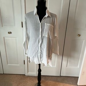 oversized button down shirt
